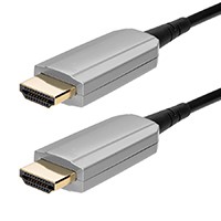 SlimRun AV HDR High Speed Cable for HDMI-Enabled Devices - 4K @ 60Hz, HDR, 18Gbps, Fiber Optic, AOC, YUV 4:4:4, 10m, Black