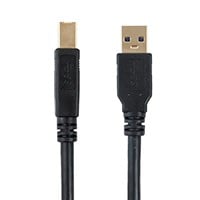Select Series USB-A to USB-B 3.0 Cable - Black, 0.5m - 3 pack