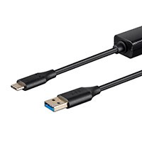 Monoprice USB Type-C to USB Type-A Data Link Cable, USB 3.0, 6ft, Black