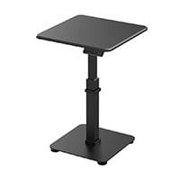 Workstream by Monoprice Single Motor Sit-Stand Pedestal Laptop Desk with Top