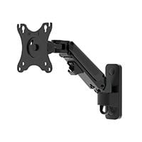 Workstream by Monoprice Adjustable Gas Spring 1-Segment Wall Mount for Monitors Up To 27in