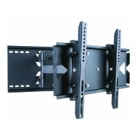 Monoprice Titan Series Full-Motion Articulating TV Wall Mount Bracket - For TVs 23in to 37in, Max 130lbs, Ext Range of 5.0in to 19.5in, VESA Up to 496x330, Works with Concrete & Brick (Open Box)