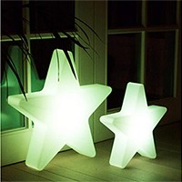 Wireless LED Multi-color Led Night light decoration Light Dream Star 25" x 25" Extra Large, Holiday Party Decorations Patio Front yard Backyard