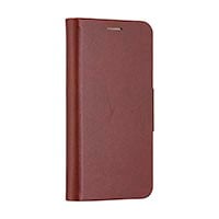 FORM by Monoprice iPhone XS Vegan Leather Wallet Case, Brown