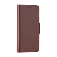 FORM by Monoprice iPhone XS Max Vegan Leather Wallet Case, Brown