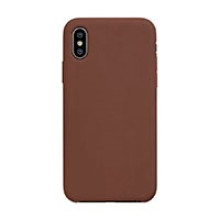 FORM by Monoprice iPhone XS Soft Touch Case, Brown