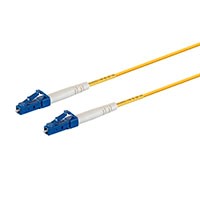 Monoprice Single Mode Fiber Optic Cable - LC/LC, 9/125 Type, Simplex, Yellow, 1m