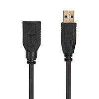 Monoprice Select USB 3.0 Type-A to Type-A Female Extension Cable, 6ft, Black