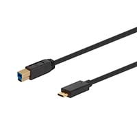 Monoprice Select USB 3.0 USB-C To USB-B Cable 6ft Black - Monoprice.com