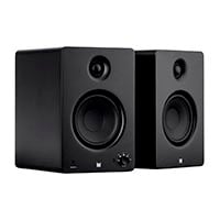 Monolith by Monoprice MM-5 Powered Multimedia Speakers with Bluetooth with Qualcomm aptX HD Audio, USB DAC, Optical Inputs, Subwoofer Output and Remote Control (Pair), Black
