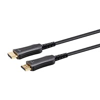 Monoprice 4K SlimRun AV High Speed HDMI Cable 10ft - AOC 18Gbps Black