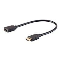 Monoprice 8K Ultra High Speed HDMI Extension Cable 1.5ft - 48Gbps Black