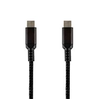 Monoprice Stealth Charge & Sync USB 2.0 Type-C to Type-C Cable, Up to 3A/60W, 1.5ft, Black