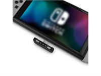 HomeSpot Bluetooth Audio Transmitter Adapter For Nintendo Switch (Grey and Grey)