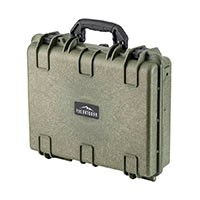 Pure Outdoor by Monoprice Weatherproof Hard Case with Customizable Foam, 19 x 16 x 6in, OD Green