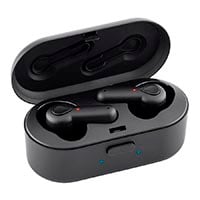 Monoprice TWE-04 TrueWireless Earphones Bluetooth 5, IPX4, Sweatproof, Portable Charging Case