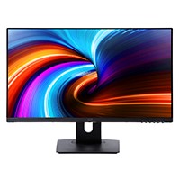 Monoprice 27in Vivid Graphics Monitor - WQHD, 60Hz, HDR, DisplayPort, HDMI, USB-C, AHVA, Height Adjustable Stand