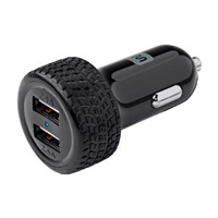Monoprice Select Plus USB Car Charger, 2-Port, 4.8A Output for iPhone, Android, and Galaxy Devices