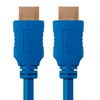 Monoprice 4K High Speed HDMI Cable 6ft - 18Gbps Blue