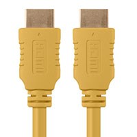 Monoprice 4K High Speed HDMI Cable 6ft - 18Gbps Yellow