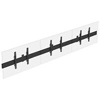 Monoprice Commercial Series 3x1 Display Adjustable Tilt Menu Board TV Wall Mount for LED Screens between 32in and 65in, Max Weight 66 lbs. ea., VESA Patterns up to 600x400