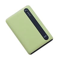 Monoprice Obsidian Plus Pocket USB Power Bank, Green, 5,000mAh, 2-Port Up to 2.1A Output for iPhone, Android, and Galaxy Devices