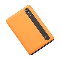 Monoprice Obsidian Plus Pocket USB Power Bank, Orange, 5,000mAh, 2-Port Up to 2.1A Output for iPhone, Android, and Galaxy Devices