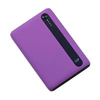 Monoprice Obsidian Plus Pocket USB Power Bank, Purple, 5,000mAh, 2-Port Up to 2.1A Output for iPhone, Android, and Galaxy Devices