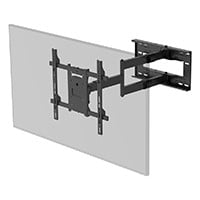 Monoprice Essential Full Motion TV Wall Mount Bracket For 42" To 75" TVs up to 110lbs, Max VESA 400x400, Enabled for Portrait Mode