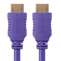 Monoprice 4K High Speed HDMI Cable 3ft - 18Gbps Purple