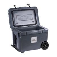 Pure Outdoor by Monoprice Emperor 50 Rotomolded Portable Wheeled Cooler 13.2 Gal