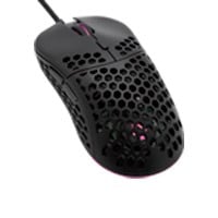 Dark Matter by Monoprice Hyper-K Ultralight Optical Gaming Mouse -  16000DPI, PixArt PMW 3389, Omron, RGB, 60g Weight, Wired