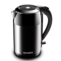 OUSMIN Electric Kettle, 1.8L Stainless Steel Double Wall Tea Kettle 100% BPA-Free Cool Touch Water Boiler auto shut off