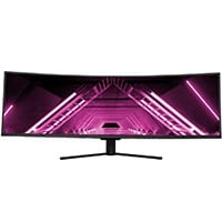 Dark Matter by Monoprice 49in Curved Gaming Monitor - 32:9, 1800R, 5120x1440p, DQHD, 120Hz, AMD FreeSync, Quantum Dot, VA