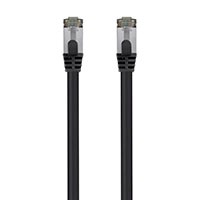 Monoprice Entegrade Series Cat8 26AWG S/FTP Ethernet Network Cable, 2GHz, 40G, 0.5ft, Black