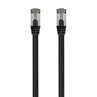 Monoprice Cat8 Ethernet Patch Cable - 26AWG, S/FTP, 2GHz, 40G, Pure Bare Copper, 30ft, Black