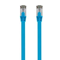 Monoprice Entegrade Series Cat8 26AWG S/FTP Ethernet Network Cable, 2GHz, 40G, 0.5ft, Blue