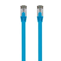 Monoprice Entegrade Series Cat8 26AWG S/FTP Ethernet Network Cable, 2GHz, 40G, 25ft, Blue