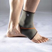 Sports Breathable Ankle Support Brace for Pain Relief- Gray Small