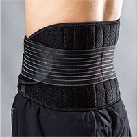 Sports Waist Support Belt for Pain Relief and Back Support -Black