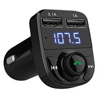 Handsfree Car Charger Wireless Bluetooth FM Transmitter Radio Receiver Mp3 Music Stereo Adapter Dual USB Port Charger 