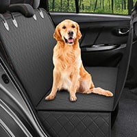 Dog Back Seat Cover Protector Waterproof Scratchproof Nonslip Hammock for Dogs Backseat Protection