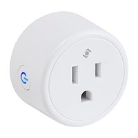 STITCH by Monoprice Mini Wi-Fi 10A Outlet, Works with Alexa and Google Home for Touchless Voice Control, No Hub Required, ETL Certified