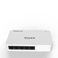 netis 5-Port Gigabit Ethernet Unmanaged Network Switch, Desktop, Internet Splitter, Fanless, Plug-and-Play
