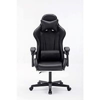 Ergonomic gaming Chair with Height Adjustment, Headrest and Lumbar Support Swivel Chair