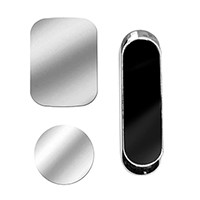 All Purpose Magnetic Mount for cellphone tablet in kitchen car bathroom on fridge includes 2 metal plates with 3m adhesive 