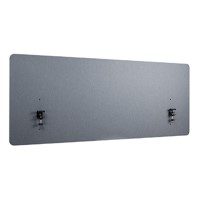 Monoprice Desktop Back Side Clamp-On Fiber Privacy Divider Partition Panel Desk Barrier Medium Size 60in x 24in x 1in