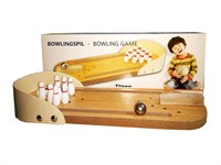 Miniture Bowling Game Wooden Desktop Tabletop Bowling for home or Office Perfect for Adults & Kids