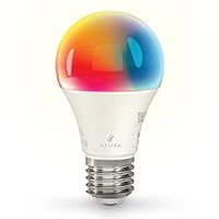 STITCH Smart Wi-Fi RGB Light Bulb, 9W LED RGB Color and Warm, Cool White, A19 E26, Compatible with Alexa and Google Home for Touchless Control, No Hub Required