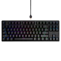 Dark Matter by Monoprice Collider TKL Gaming Keyboard - Cherry MX Speed Silver, RGB Backlit, USB-C